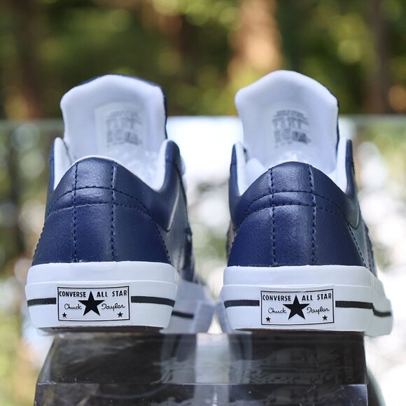 Converse One Star Perforated leather Blue - Picture 9 of 13
